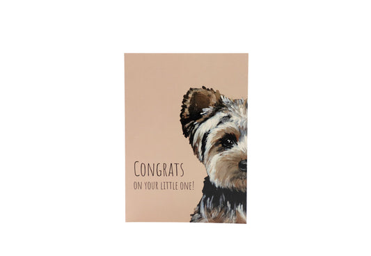 Yorkie Little One Greeting Card