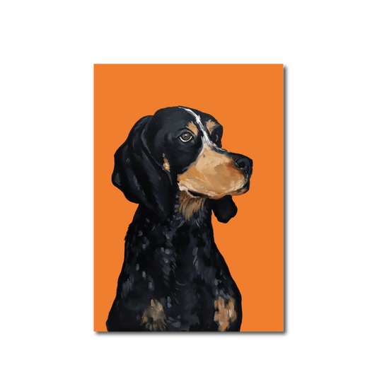 Bluetick Coonhound Card