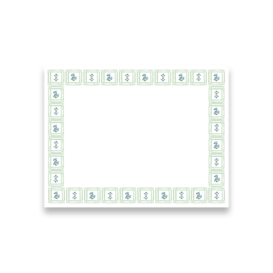 Hydrangea Tiled Flat Notecards