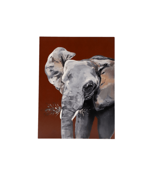 Crimson Elephant Enclosure Card