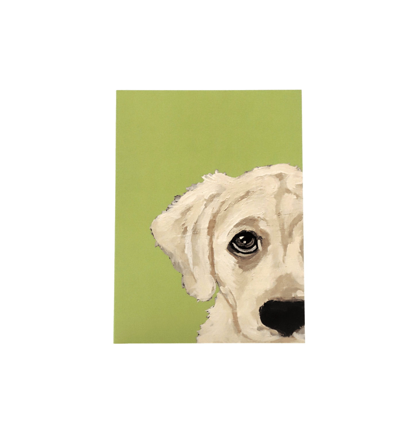 Labrador Bright Green Card