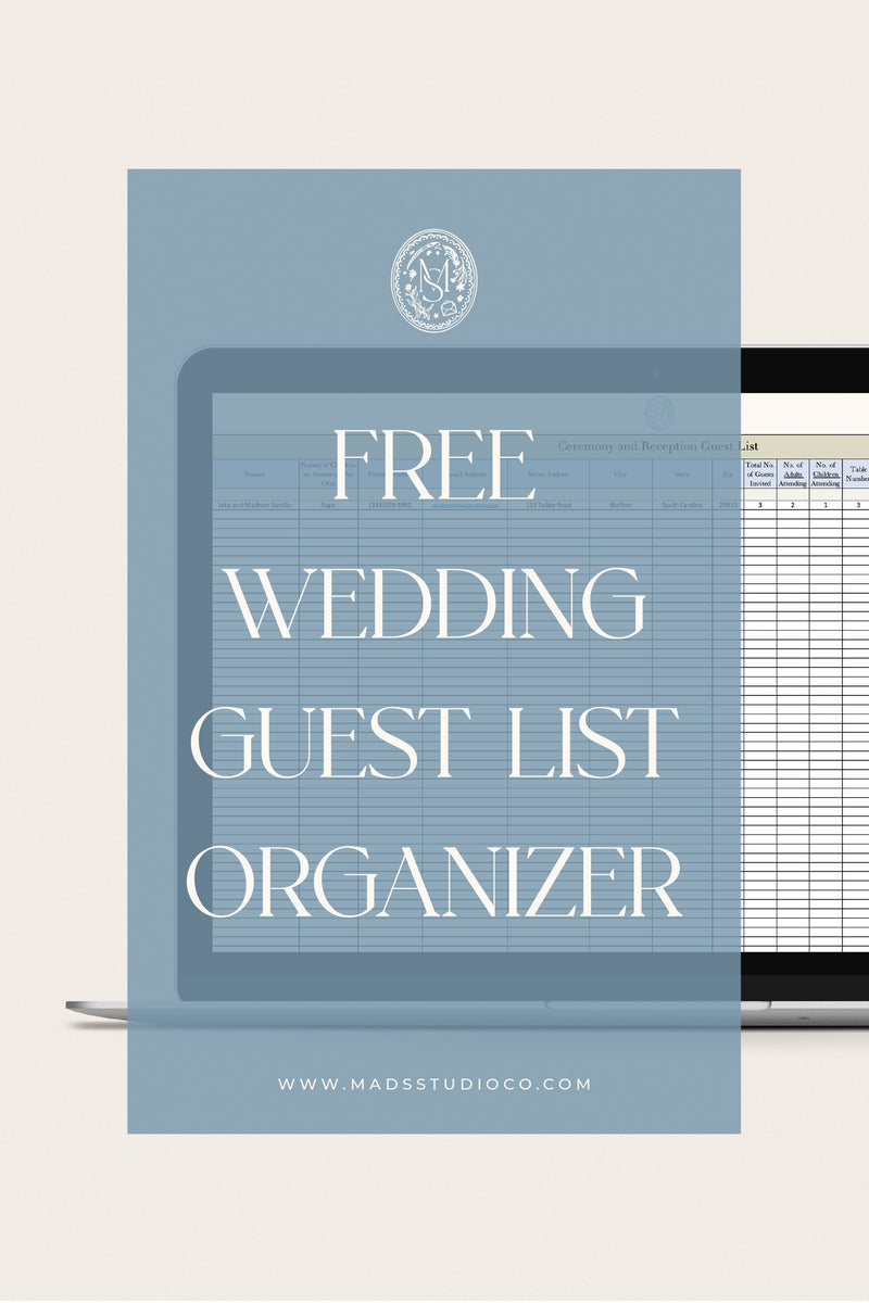Wedding Guest List Organizer