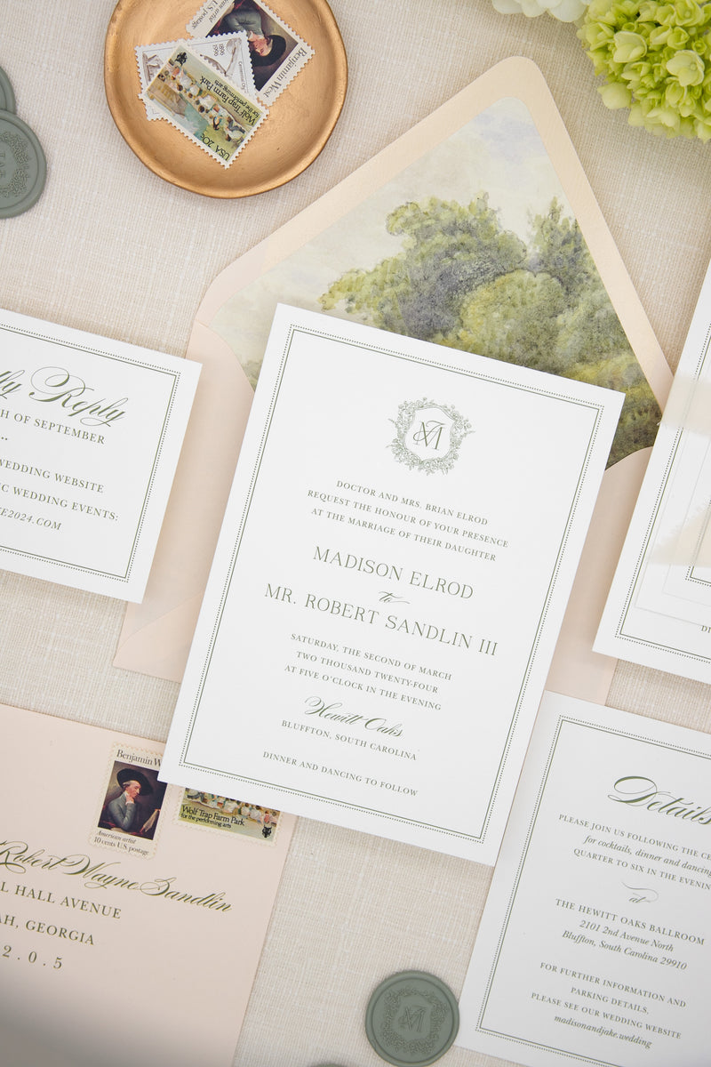 Charlotte Wedding Invitation Suite