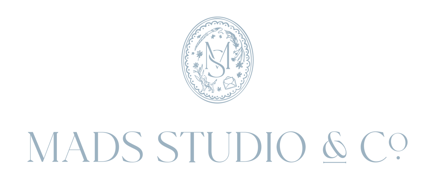 Mads Studio & Co. Letterpress Wedding Invitations