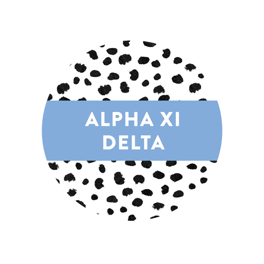 Alpha Xi Patterned Sticker