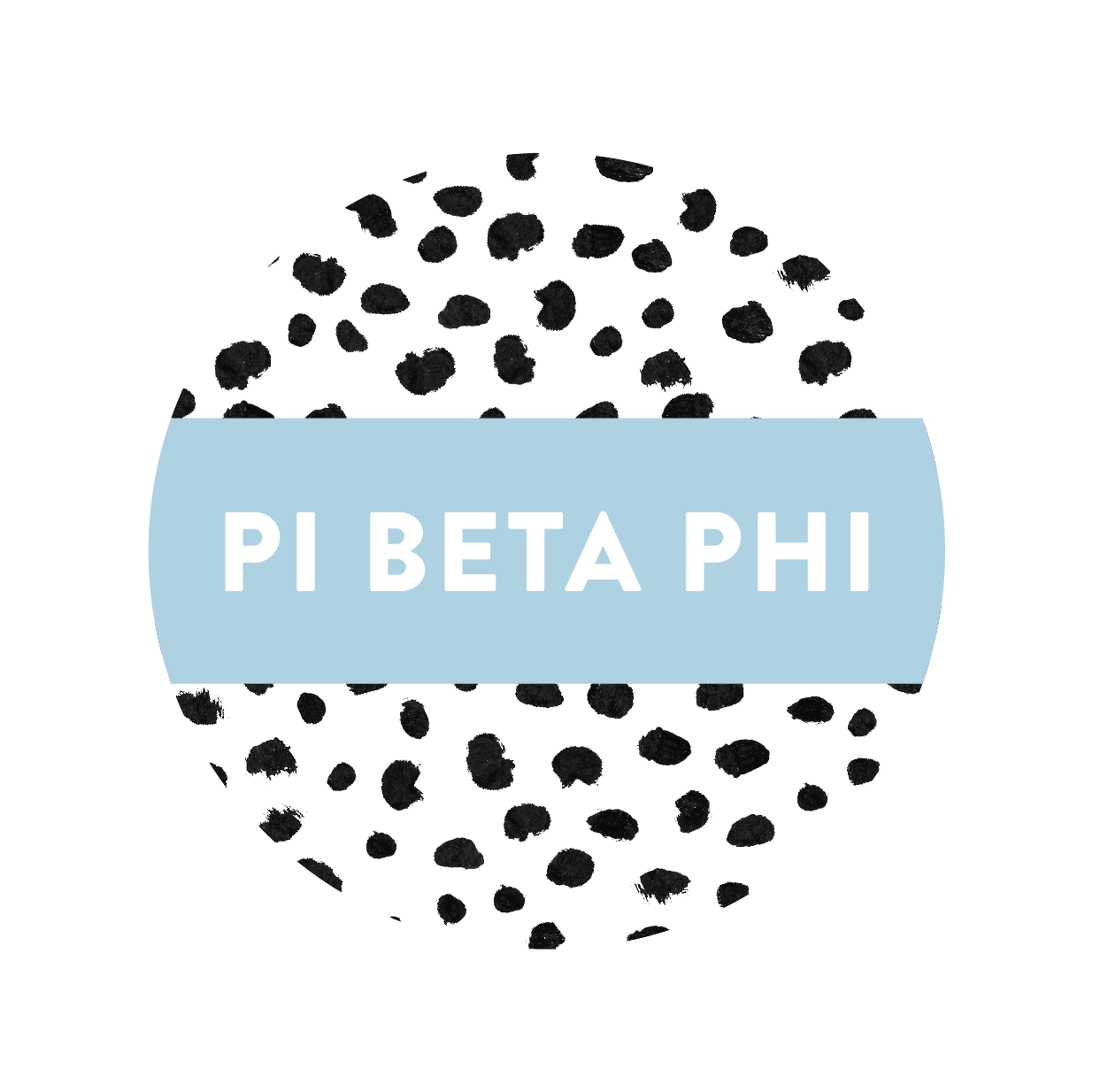 Pi Beta Phi Patterned Sticker