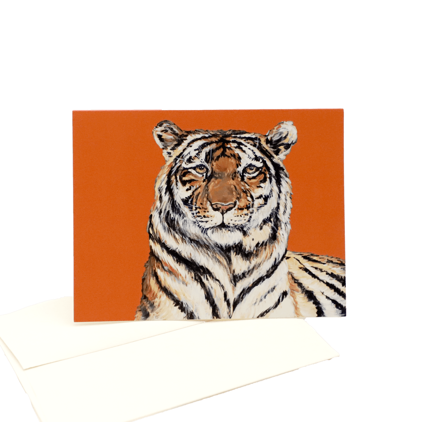 Orange Tiger Folded Notecards