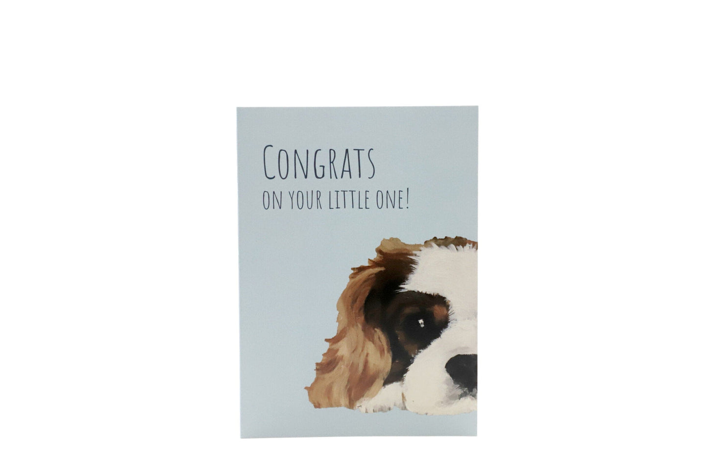 King Charles Blue Little One Card