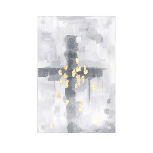 Grey Acrylic Cross