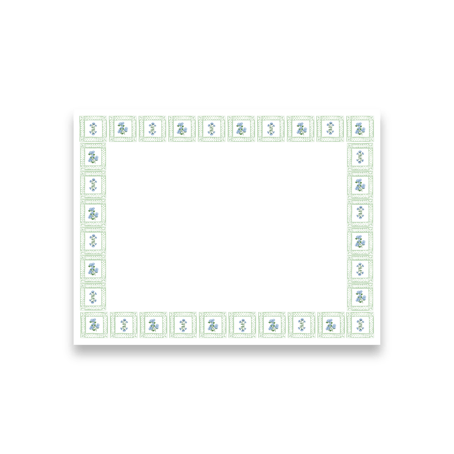 Hydrangea Tiled Flat Notecards