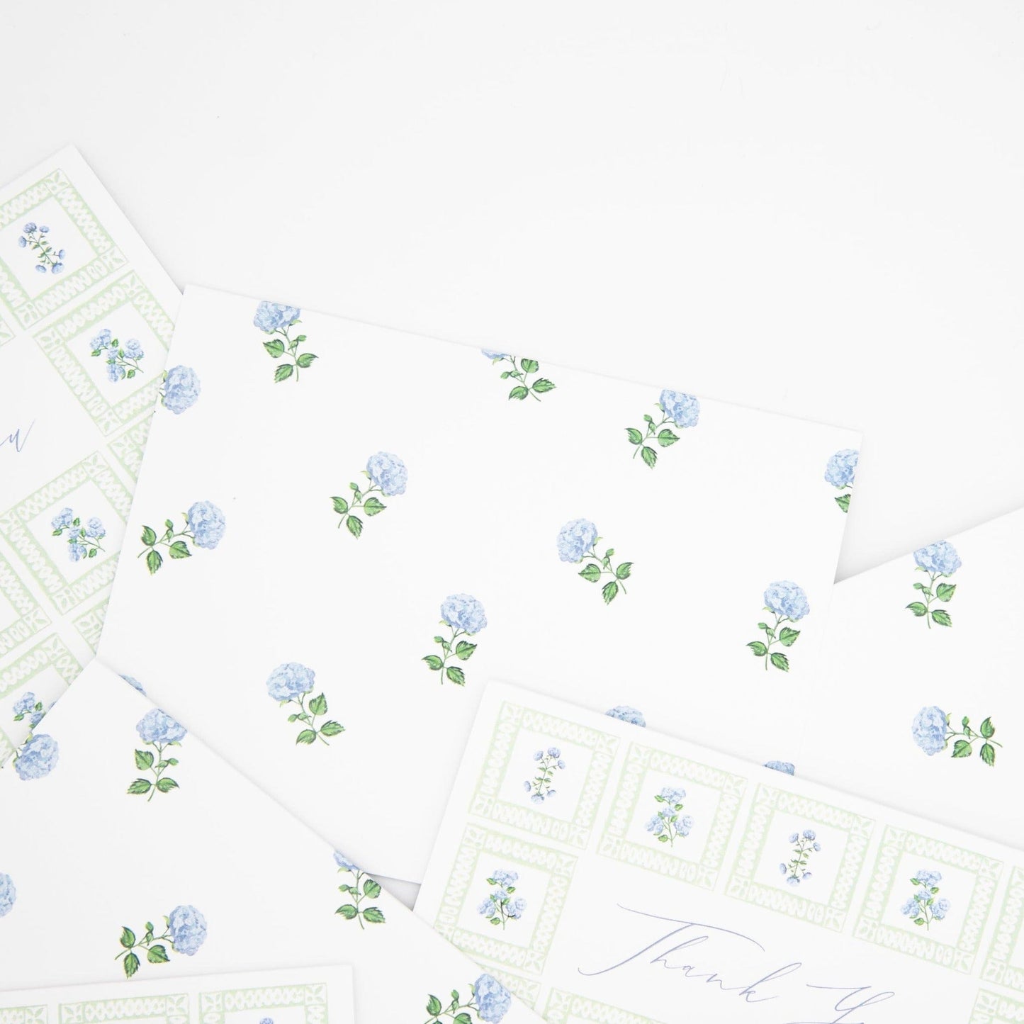 Hydrangea Folded Notecards