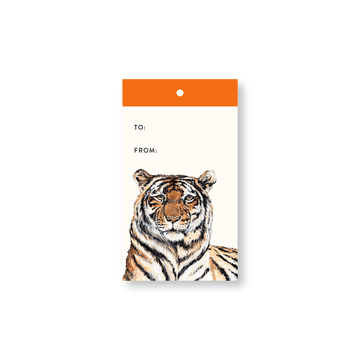 Orange Tiger Gift Tags
