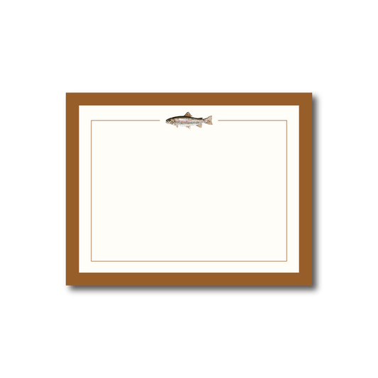 Rainbow Trout Flat Notecards