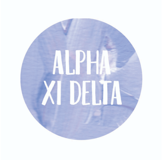 Alpha Xi Abstract Sticker
