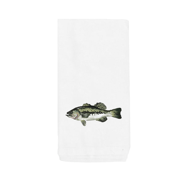 Largemouth Bass Tea Towel