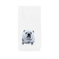 White English Bulldog Tea Towel