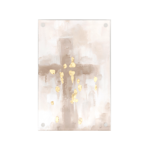 Tan Acrylic Cross