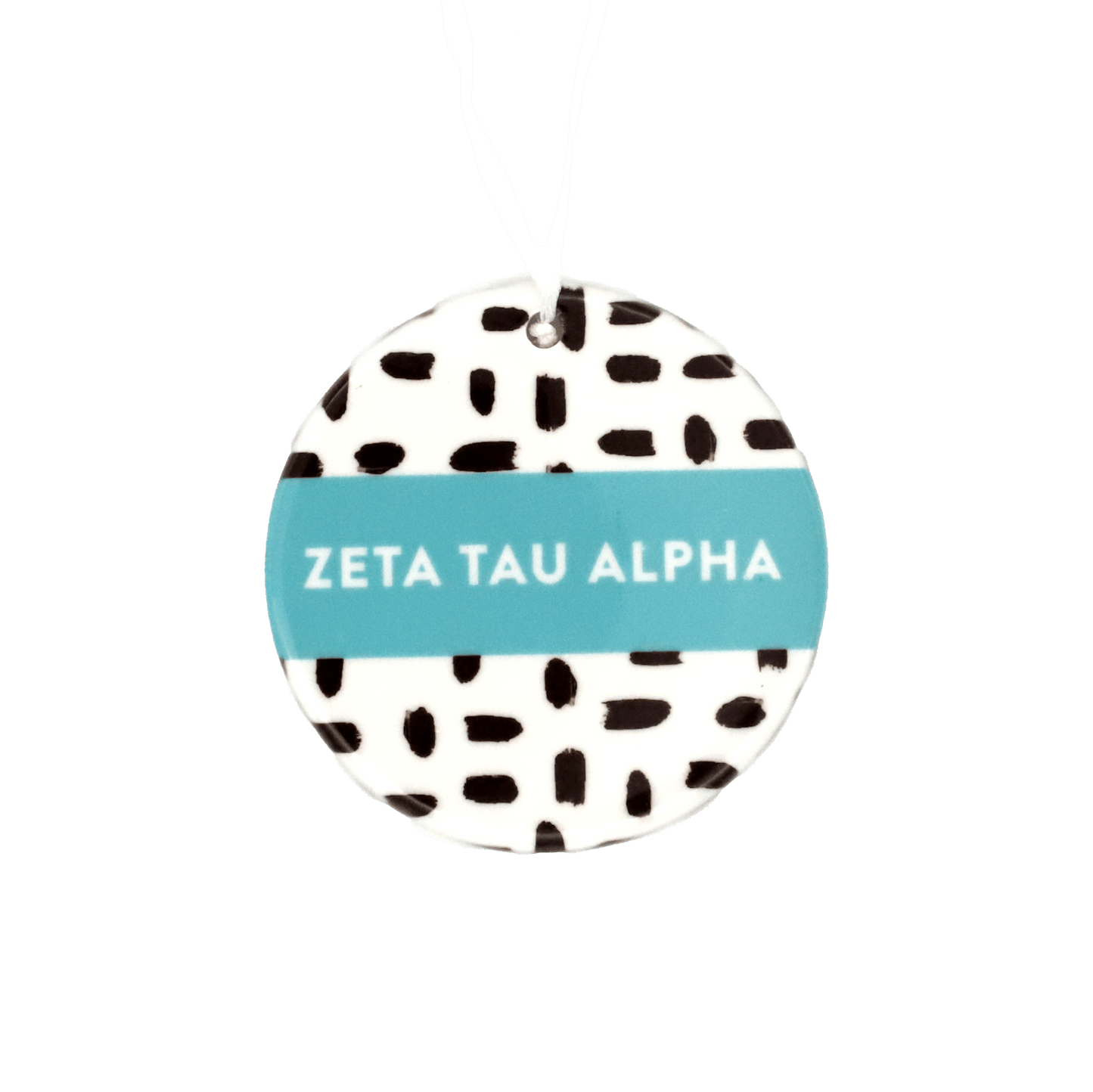 Zeta Tau Alpha Patterned Ornament