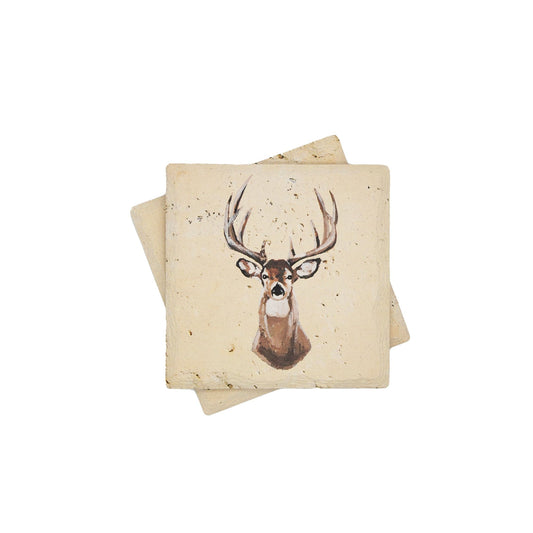 White-Tailed Deer Coaster