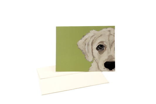 Labrador Bright Green Notecards