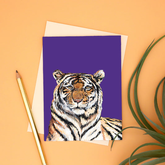 Purple Tiger Card