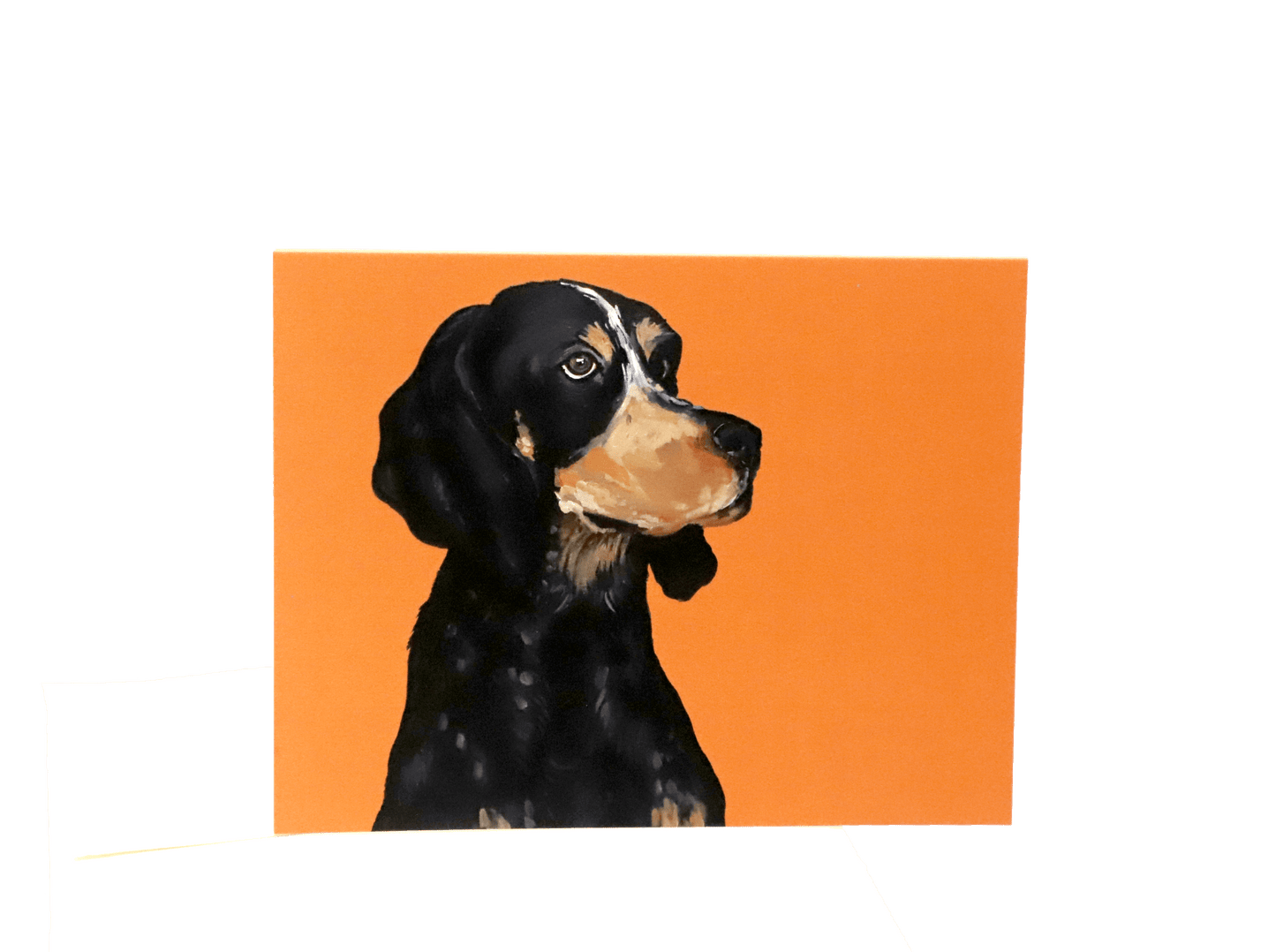 Bluetick Coonhound Folded Notecards
